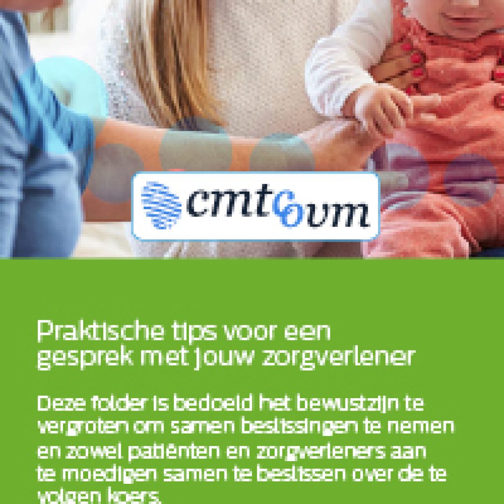Conversation healthcare provider folder Dutch