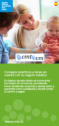 Conversation healthcare provider folder Spanish